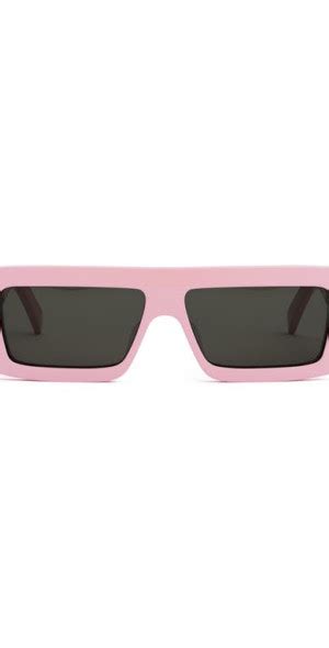 celine 57mm rectangular sunglasses|CELINE Monochroms Rectangular Sunglasses, .